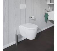 Duravit ME by Starck WC suspendu, rimless, chasse deau basse, HygieneGlaze, Durafix, blanc, 370 x 540 mm, 2584092000