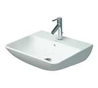 Duravit ME de Starck lavabo 23355500001 55 x 44 cm, blanc, mirroir, 1 trou à coq