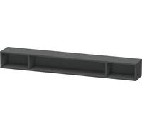 Duravit Meuble à étagères L-Cube, largeur 1000mm, profondeur 140mm, horizontal, 3 étagères, LC120104949, Couleur: Décor graphite mat