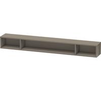 Duravit Meuble à étagères L-Cube, largeur 1000mm, profondeur 140mm, horizontal, 3 étagères, LC120108989, Couleur: Laque haute brillance Gris Flanelle