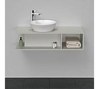 Duravit Meuble D-Neo DE491900707 100 x 48 cm, Betongrau Matt , fixé au mur, 2000 compartiment, 2000 plaque de console