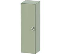 Duravit Meuble demi-hauteur tulipe blanche WT1333L6060 40 x 36 cm, Taupe Seidenmatt , 2000 à gauche avec poignée, 3 étagères en verre