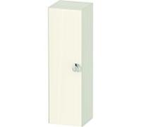 Duravit Meuble demi-hauteur tulipe blanche WT1333LH4H4 40 x 36 cm, Nordic Weiß Hochglanz , 2000 à gauche avec poignée, 3 étagères en verre