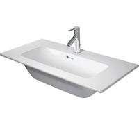 Duravit Meuble lavabo ME by Starck Compact 83x40cm, 1 trou de robinet, avec trop-plein, avec banquette à trou de robinet,, 23428300001, Couleur: Blanc avec Wondergliss