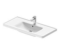 Duravit meuble match0 D-Neo 2367100000 100,5 x 48 cm, avec trou pour robinetterie, avec trop-plein, avec banc pour robinetterie