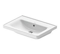 Duravit meuble match0 D-Neo 2367650060 65 x 48 cm, sans trou pour robinetterie, avec trop-plein, avec banc pour robinetterie