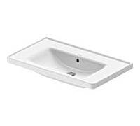 Duravit meuble match0 D-Neo 2367800060 80 x 48 cm, sans trou pour robinetterie, avec trop-plein, avec banc pour robinetterie