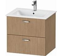 Duravit Meuble sous Duravit XBase XB612005252 60x55,2x47,5cm, chêne européen, 2 tiroirs