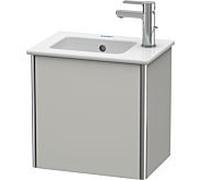 Duravit Meuble sous Duravit XSquare XS4170L0707 58,4x49,1x39cm, porte à gauche, béton gris mat
