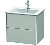 Duravit Meuble sous Duravit XSquare XS417100707 61x56x47,8cm, 2 tiroirs, béton gris mat