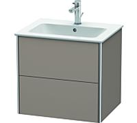 Meuble Pour Lavabo Encastrable suspendu Duravit XSquare pour 233663 Basalte Mat 610 mm XS417104343