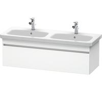 Duravit Meuble sous-lavabo DuraStyle mural 6398, 1 tiroir, 1230mm, DS639801818, Couleur: Blanc Matt / Blanc Matt