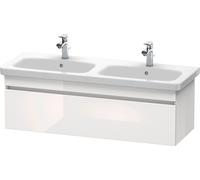 Duravit Meuble sous-lavabo DuraStyle mural 6398, 1 tiroir, 1230mm, DS639802222, Couleur: Décor blanc brillant