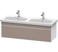Duravit Meuble sous-lavabo DuraStyle mural 6398, 1 tiroir, 1230mm, DS639804318, Couleur: Basalte Matt / Blanc Matt