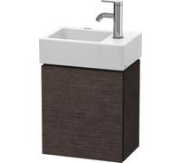 Duravit Meuble sous-lavabo L-Cube 36,4 x 24,1 cm, 1 porte, pour Vero Air 072438, LC6293L7272, Couleur: placage en chêne véritable brossé foncé