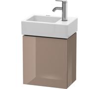 Duravit Meuble sous-lavabo L-Cube 36,4 x 24,1 cm, 1 porte, pour Vero Air 072438, LC6293L8686, Couleur: Laque Cappuccino haute brillance