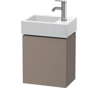 Duravit Meuble sous-lavabo L-Cube 36,4 x 24,1 cm, 1 porte, pour Vero Air 072438, LC6293R4343, Couleur: Décor basalte mat