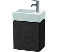 Duravit Meuble sous-lavabo L-Cube 36,4 x 24,1 cm, 1 porte, pour Vero Air 072438, LC6293R7272, Couleur: placage en chêne véritable brossé foncé