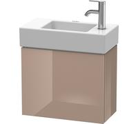 Duravit Meuble sous-lavabo L-Cube 48,0 x 24,0 cm, 1 porte, pour Vero Air 072450, LC6246R8686, Couleur: Laque Cappuccino haute brillance