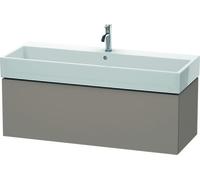 L-Cube Duravit vasque LC617904343 118,4x 45,9 cm, basalte mat, 2000 , suspendu