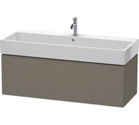 Duravit Meuble sous-lavabo L-Cube Duravit, suspendu, 1 tiroir, 118,4 x 45,9 cm, pour Vero Air 235012, LC617909090, Couleur: Flanelle Vernis gris satiné mat soyeux