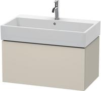 Duravit Meuble sous-lavabo L-Cube Duravit, suspendu, 1 tiroir, 78,4 x 45,9 cm, pour Vero Air 235080, LC617709090, Couleur: Flanelle Vernis gris satiné mat soyeux