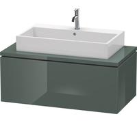 Duravit Meuble sous-lavabo L-Cube pour console Largeur 1020mm, profondeur 547mm, 1 coulissant, LC581403838, Couleur: Laque Dolomiti Grey brillante