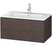 Duravit Meuble sous-lavabo L-Cube pour montage mural, largeur 820mm, profondeur 481mm, 1 tiroir, convient "Me by Starck" Article 233683, LC614107272, Couleur: placage en chêne véritable brossé foncé