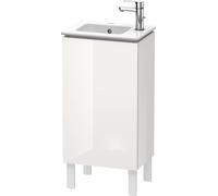 Duravit Meuble sous-lavabo L-Cube vertical, 1 porte, charnière à gauche, 420mm, pour ME by Starck 072343, LC6273L8585, Couleur: Laque brillante blanche