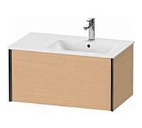 Duravit Meuble sous-vasque XViu XV40260B212 81 x 40 x 48 cm, 2000 brossé, coulissant match1, suspendu, noir mat