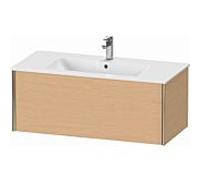 XViu Duravit vasque XV40270B112 101 x 40 x 48 cm, 2000 brossé, coulissant match1, suspendu, champagne mat