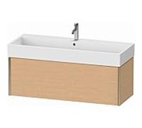 Duravit Meuble sous-vasque XViu XV42380B112 118,4 x 39,7 x 45,4 cm, 2000 brossé, coulissant match1, champagne mat