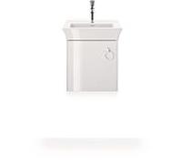 Duravit Meuble White Tulip - lave-mains 0737450041 45x33cm, sans trop-plein, avec banc avec trou pour robinetterie, avec trou pour robinetterie, blanc