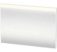 Duravit Miroir Brioso 102,0 x 4,5 cm avec éclairage LED, chauffage de miroir inclus, BR700302222, Couleur: Décor blanc brillant, manche blanc brillant