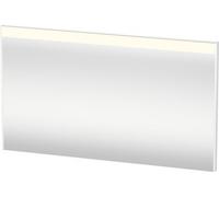 Duravit Miroir Brioso 122,0 x 4,5 cm avec éclairage LED, chauffage de miroir inclus, BR700401818, Couleur: Décor blanc mat, poignée blanche matte