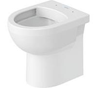 DURAVIT No. 1 - Cuvette sur pied à fond creux à poser avec Rimless blanc avec HygieneGlaze