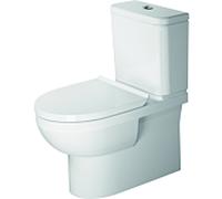 Duravit DuraStyle Basic - WC à poser, évacuation Vario, Rimless, avec HygieneGlaze, blanc alpin 2182092000