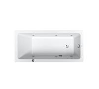 Duravit No.1 Baignoire balnéo rectangulaire, 760487000JP1000,