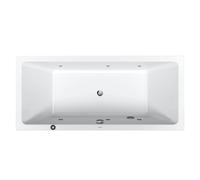 Duravit No.1 Baignoire balnéo rectangulaire, 760492000JP1000,
