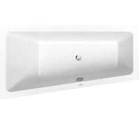 Duravit Baignoire encastrée No.1 trapèze 1500×800 mm dossier incliné gauche blanc