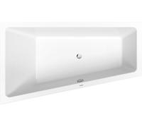 Duravit No.1 baignoire encastrée, trapèze, 1700x1000mm, 1 pente de dossier à gauche, blanc, 700508000000000