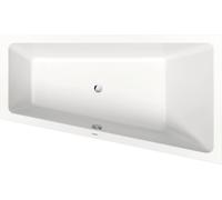 Duravit non. baignoire trapézoïdale 2000 700509000000000 170 x 100 x 46 cm, version à encastrer, avec dossier à droite, blanc