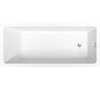 Duravit Baignoire rectangulaire encastrée No.1 180 × 80 cm, 1 pente de dossier, blanc