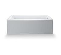 Duravit No.1 - Badewanne 1500x700mm Einbauversion 1 Rückenschräge weiß