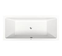 Duravit No. 1 baignoire rectangulaire 700492000000000 180 x 80 x 40 cm, version encastrable, avec deux dossiers inclinés, blanc