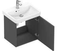 Duravit No.1 bâti-support pour lavabo, charnières à droite, 440x386x478mm, N14267R, Farbe: Décor graphite mat