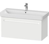 Duravit No.1 bâti-support pour lavabo, 1 tiroir, 940x426x478mm, avec découpe siphon, tiroir intérieur, N143900, Farbe: Décor blanc mat