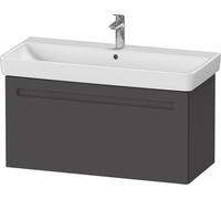 Duravit No.1 bâti-support pour lavabo suspendu, 1 tiroir, 940x426x478mm, N14290049490000, Couleur: Décor graphite mat