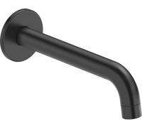 Duravit No.1 bec déverseur pour baignoire, rosace ronde, saillie 198mm, N15240010046, Couleur: Noir Mat