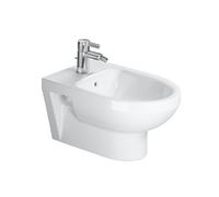 Duravit non. 2000 Basic bidet mural 2279150000 blanc, avec trop-plein, avec rangée de trous pour robinet